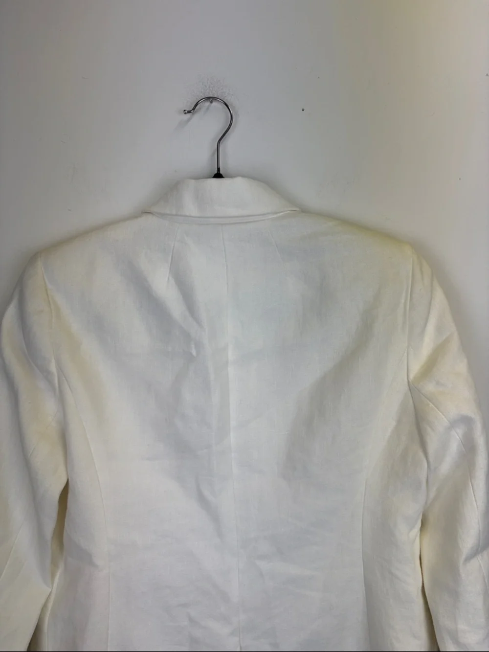 J. Crew Campbell Blazer White Linen Nautical Jacket Women's size 2